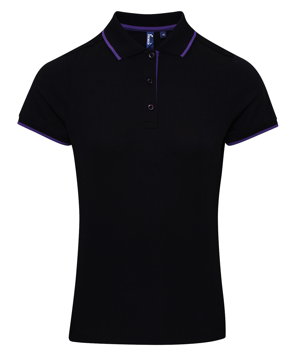 Premier Women's Contrast Coolchecker® Polo Shirt – Custom Embroidered & Printed Polo Shirts