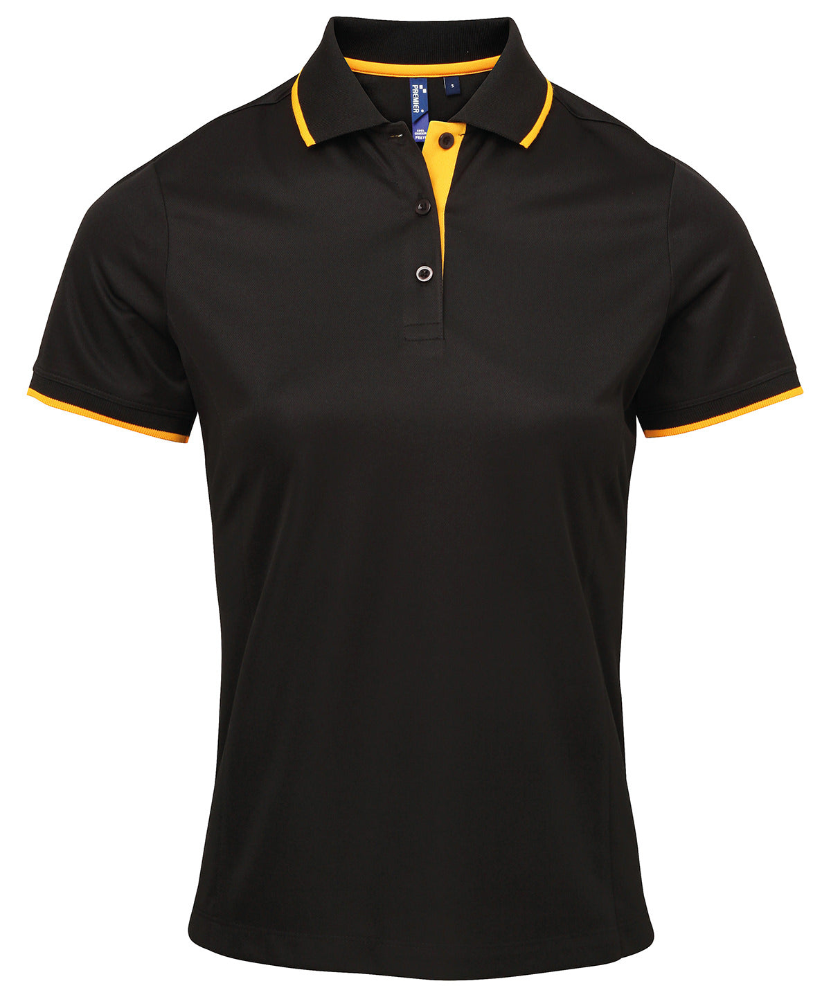 Premier Women's Contrast Coolchecker® Polo Shirt – Custom Embroidered & Printed Polo Shirts