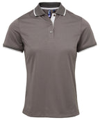 Premier Women's Contrast Coolchecker® Polo Shirt – Custom Embroidered & Printed Polo Shirts