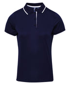 Premier Women's Contrast Coolchecker® Polo Shirt – Custom Embroidered & Printed Polo Shirts