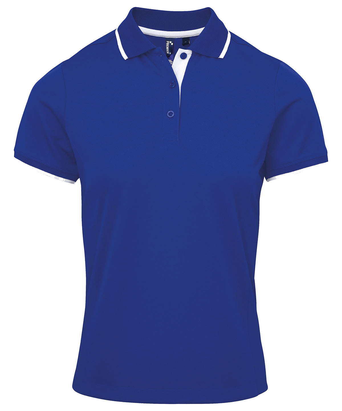 Premier Women's Contrast Coolchecker® Polo Shirt – Custom Embroidered & Printed Polo Shirts