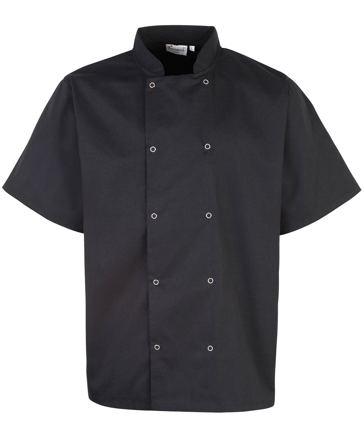 Premier Studded Front Short Sleeve Chef's Jacket Garment – Custom Embroidered & Printed Chef Jackets