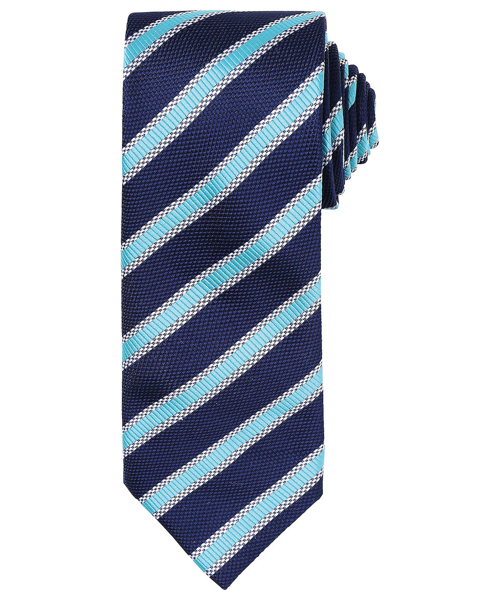 Premier Waffle Stripe Tie Garment – Custom Embroidered & Printed Ties