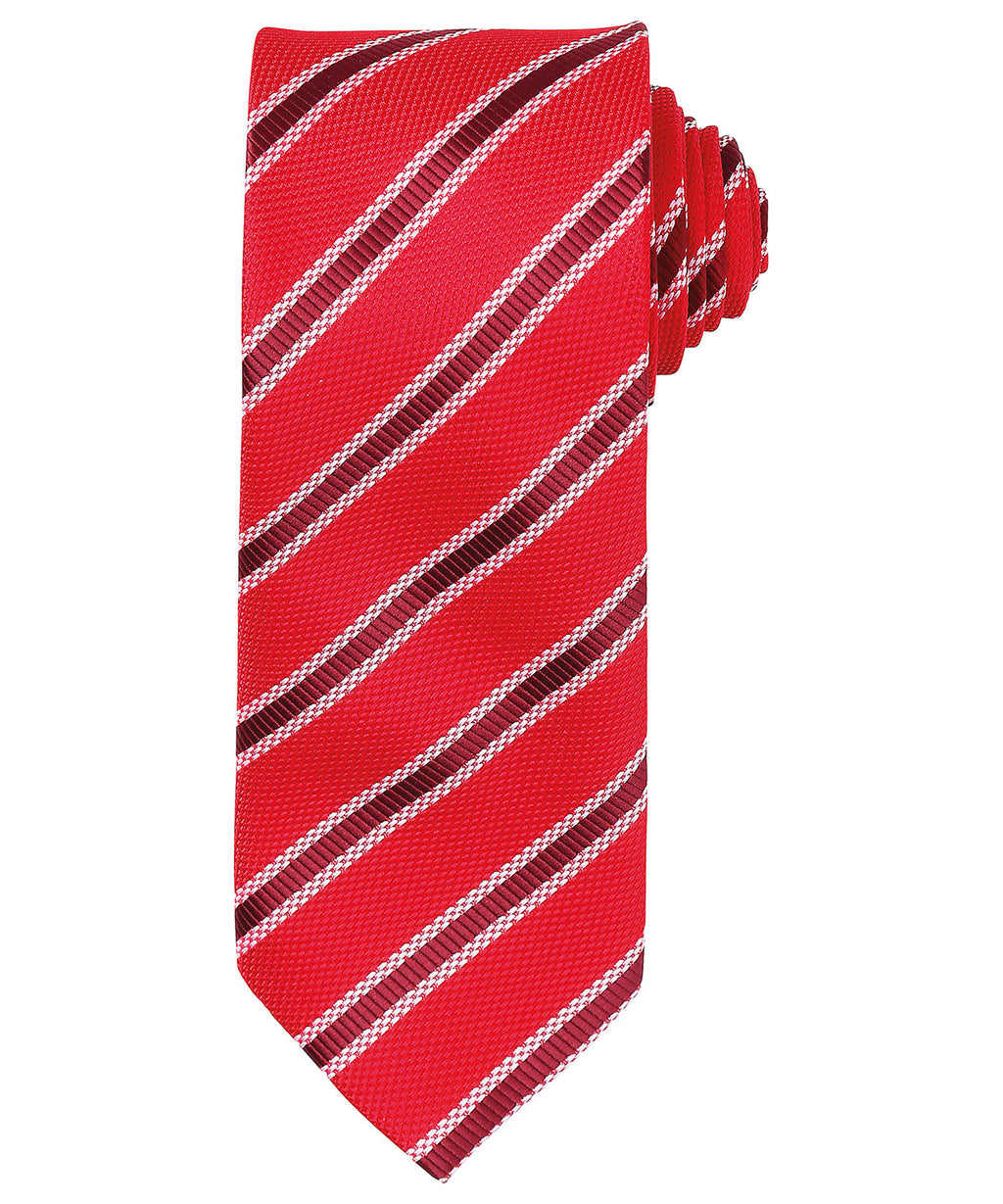 Premier Waffle Stripe Tie Garment – Custom Embroidered & Printed Ties