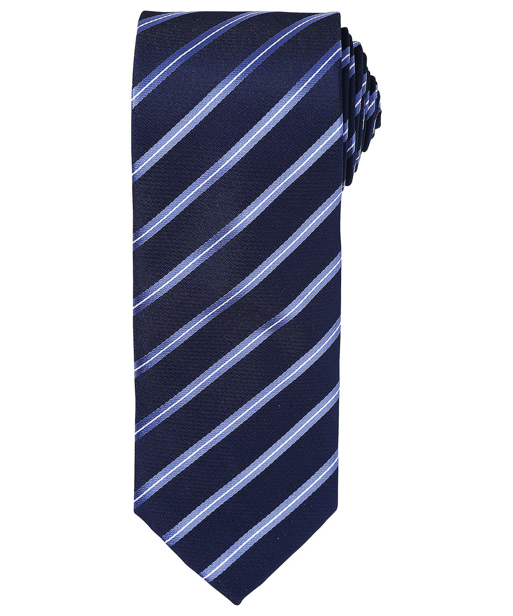 Premier Sports Stripe Tie Garment – Custom Embroidered & Printed Ties