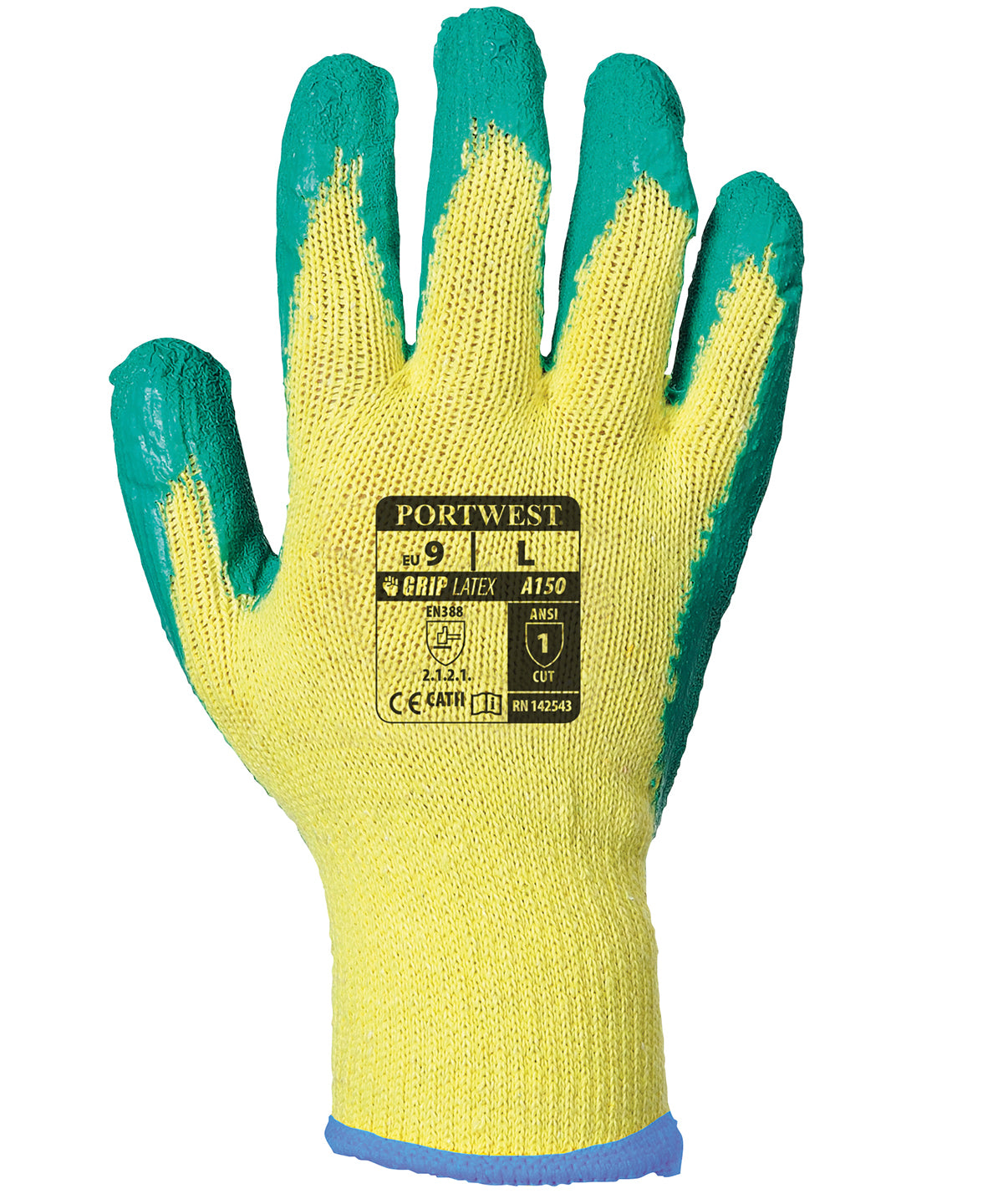 Portwest Classic Grip Glove - Latex (A150) Garment – Custom Embroidered & Printed Gloves