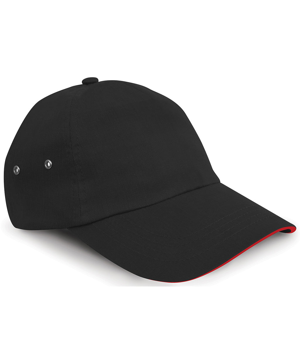 Result Headwear Printers Plush Cotton 5-panel Cap Garment – Custom Embroidered & Printed Caps