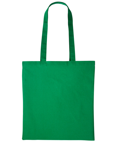 Nutshell® Cotton Shopper Long Handle Bag – Custom Embroidered & Printed Bags