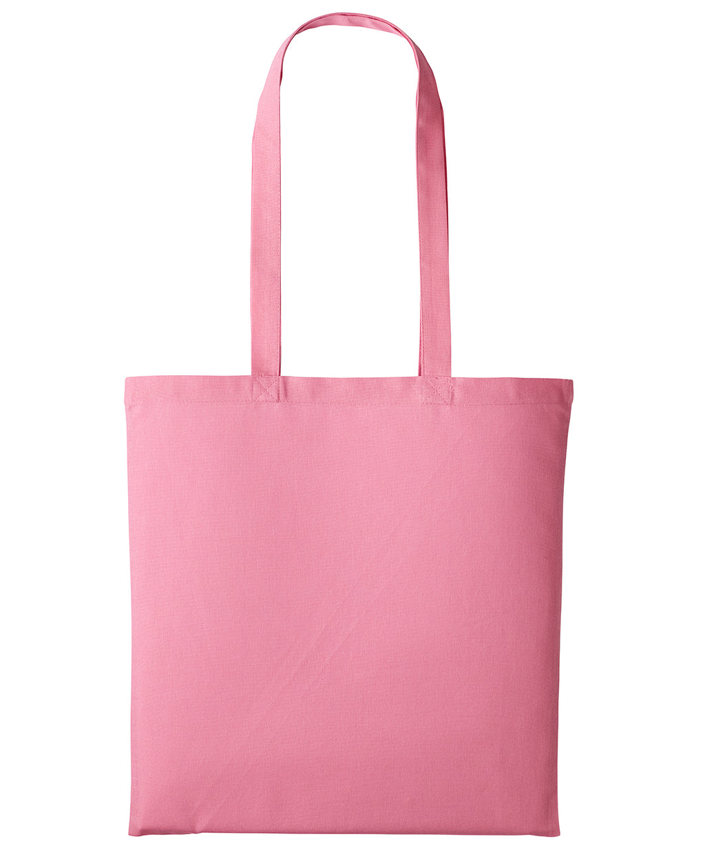 Nutshell® Cotton Shopper Long Handle Bag – Custom Embroidered & Printed Bags