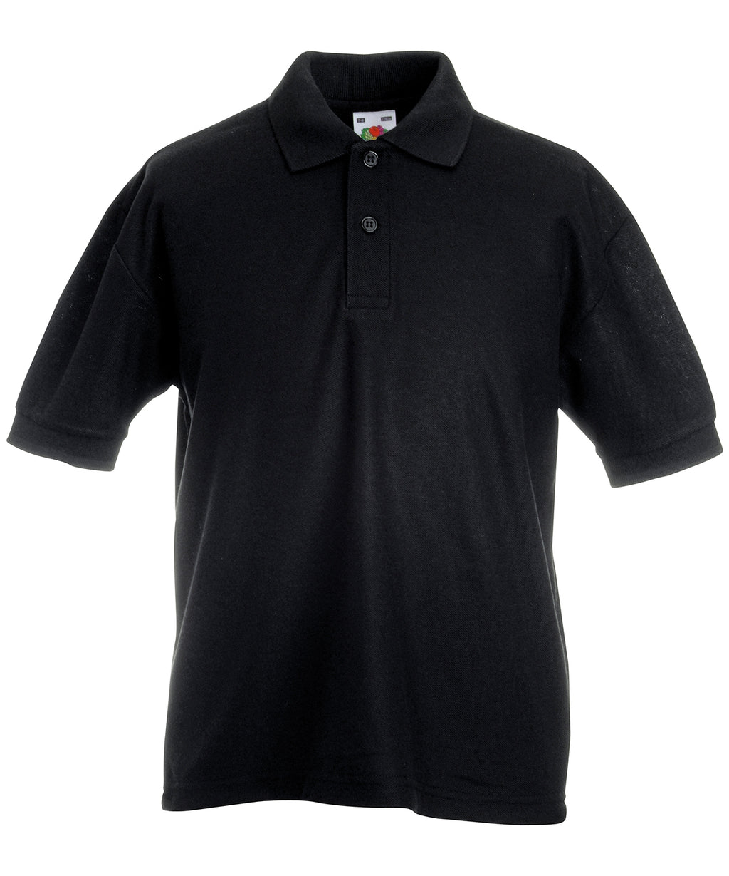 Fruit of the Loom Kids 65/35 Piqué Polo Shirt – Custom Embroidered & Printed Polo Shirts