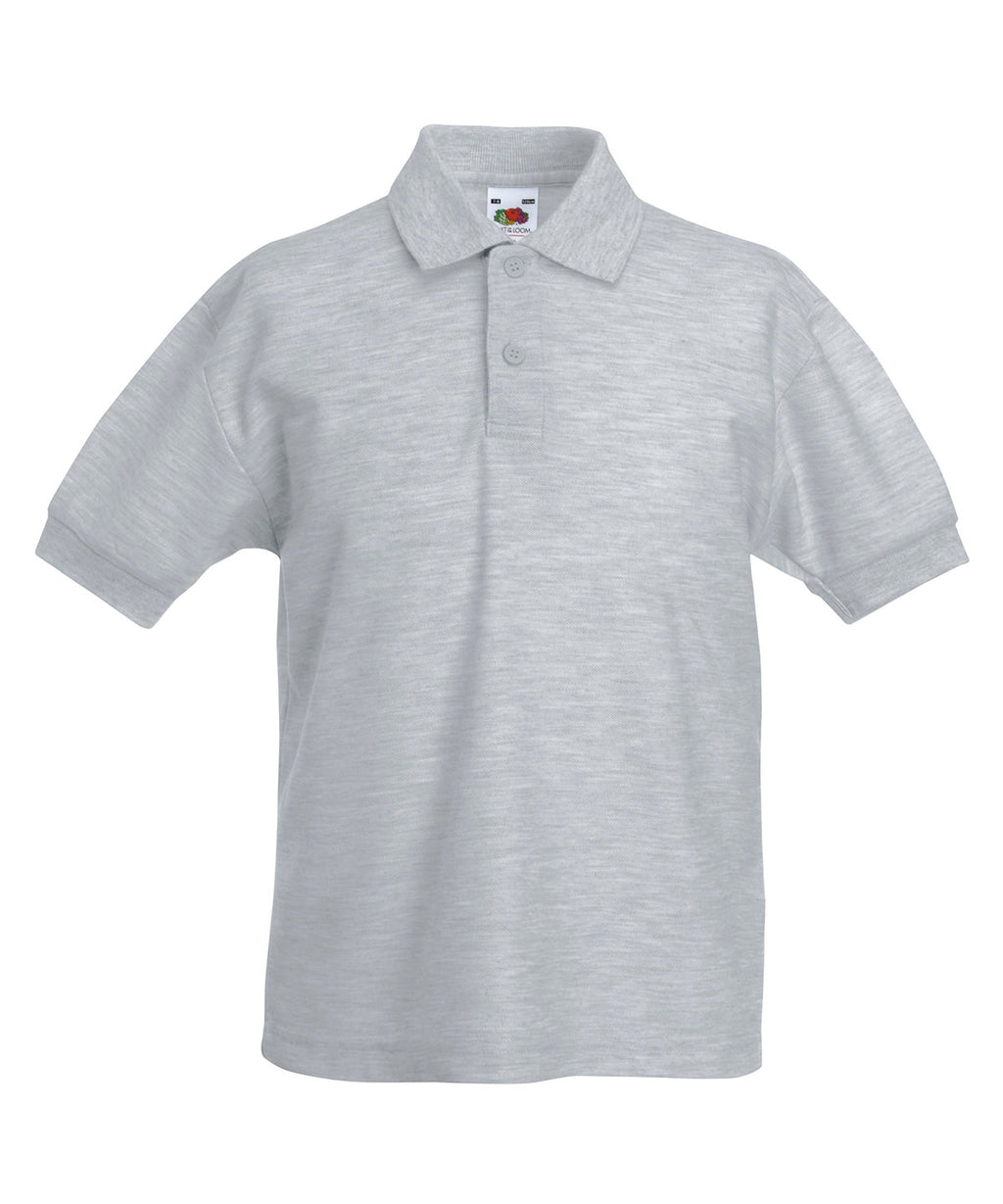 Fruit of the Loom Kids 65/35 Piqué Polo Shirt – Custom Embroidered & Printed Polo Shirts
