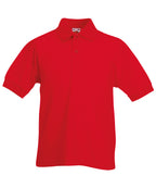 Fruit of the Loom Kids 65/35 Piqué Polo Shirt – Custom Embroidered & Printed Polo Shirts