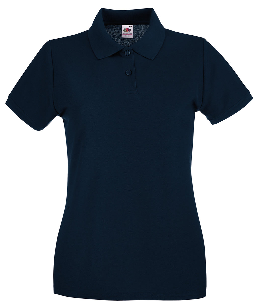 Fruit of the Loom Women's Premium Polo Shirt – Custom Embroidered & Printed Polo Shirts