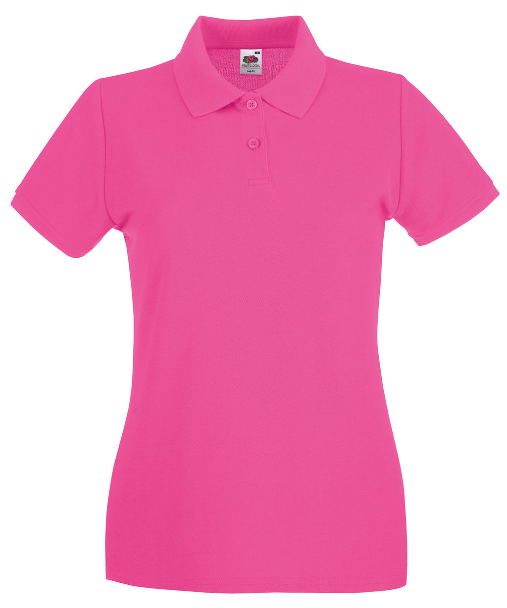 Fruit of the Loom Women's Premium Polo Shirt – Custom Embroidered & Printed Polo Shirts