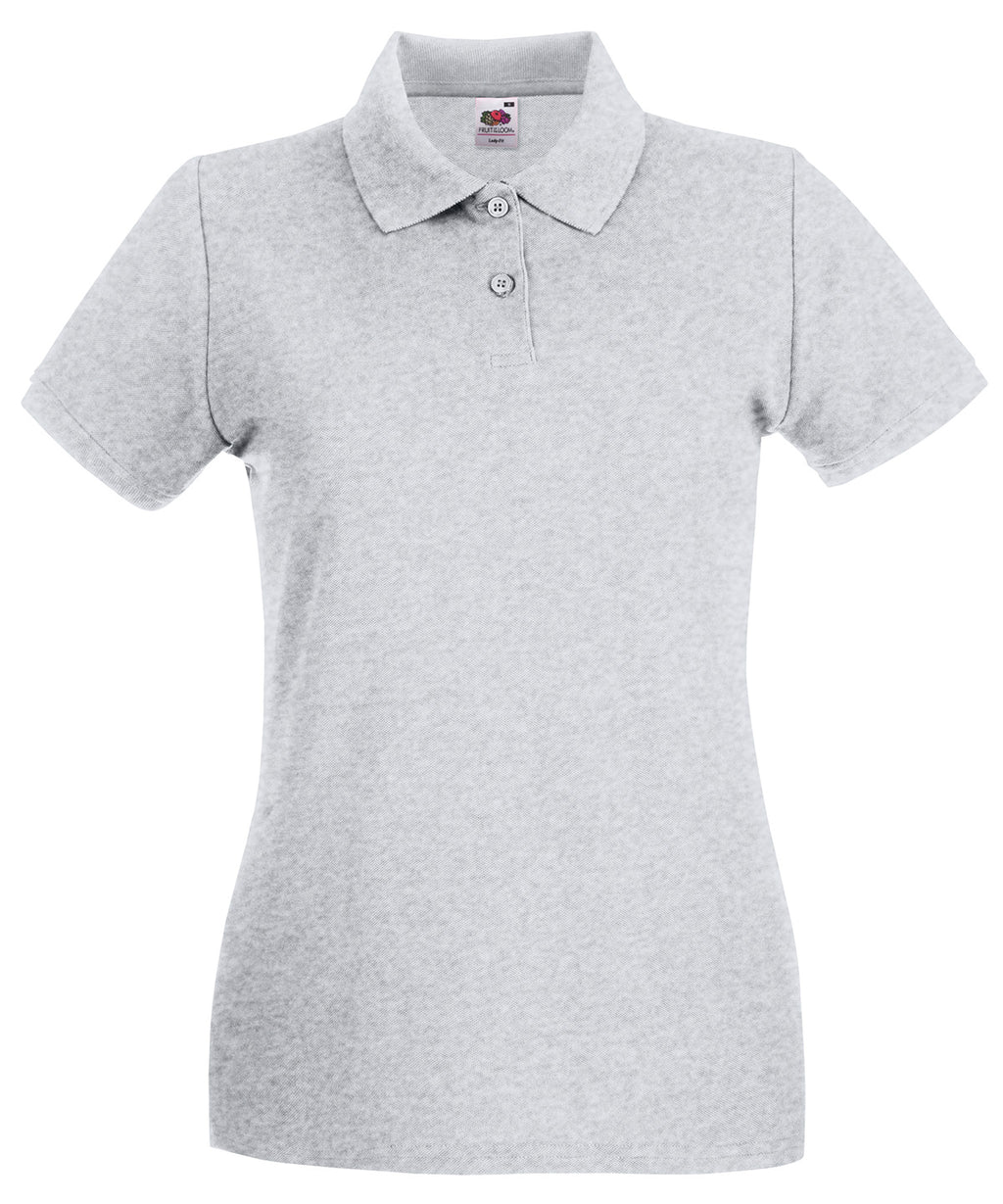 Fruit of the Loom Women's Premium Polo Shirt – Custom Embroidered & Printed Polo Shirts