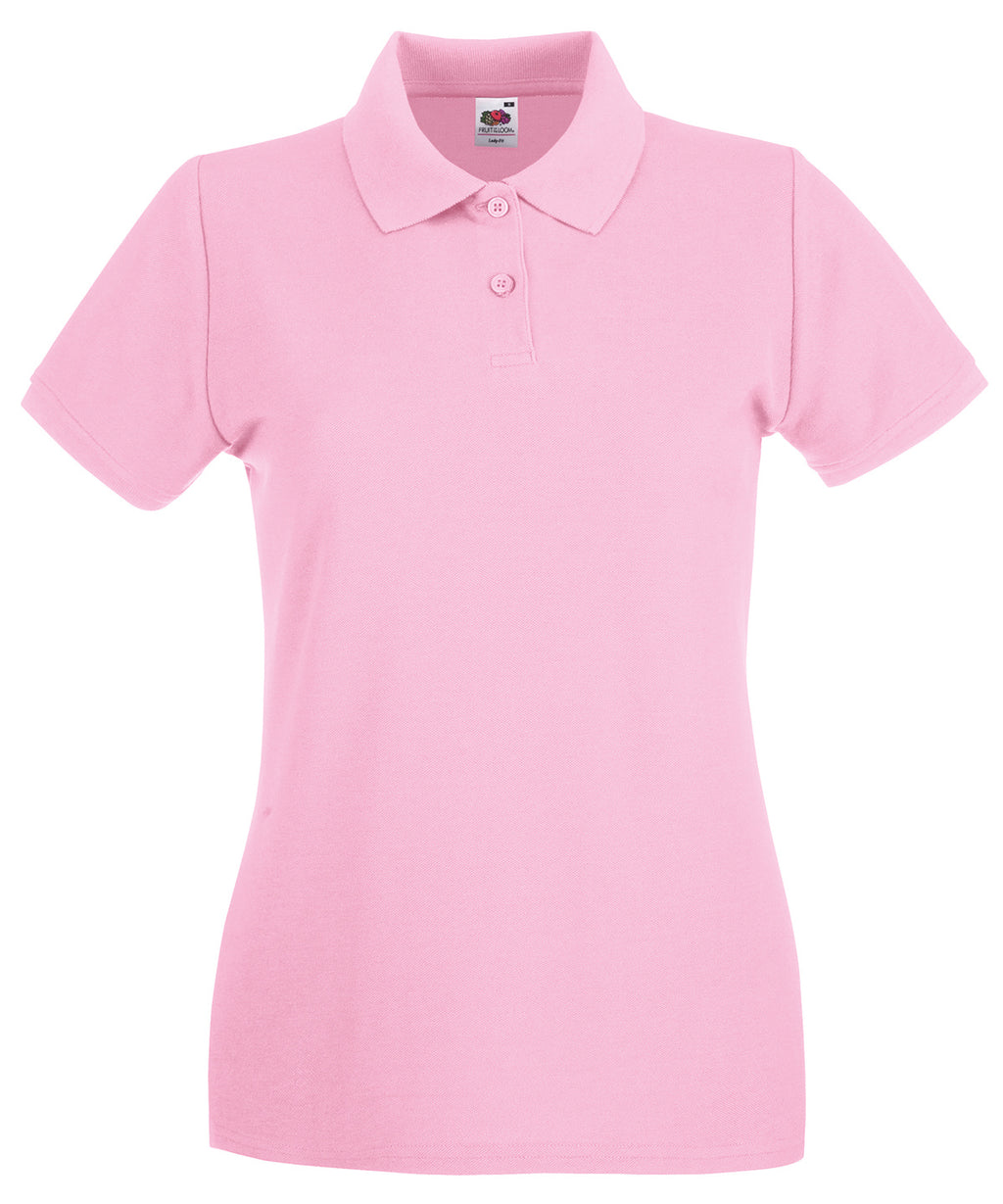 Fruit of the Loom Women's Premium Polo Shirt – Custom Embroidered & Printed Polo Shirts