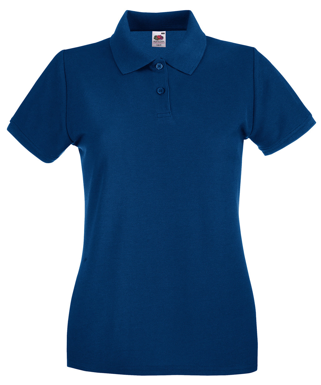 Fruit of the Loom Women's Premium Polo Shirt – Custom Embroidered & Printed Polo Shirts