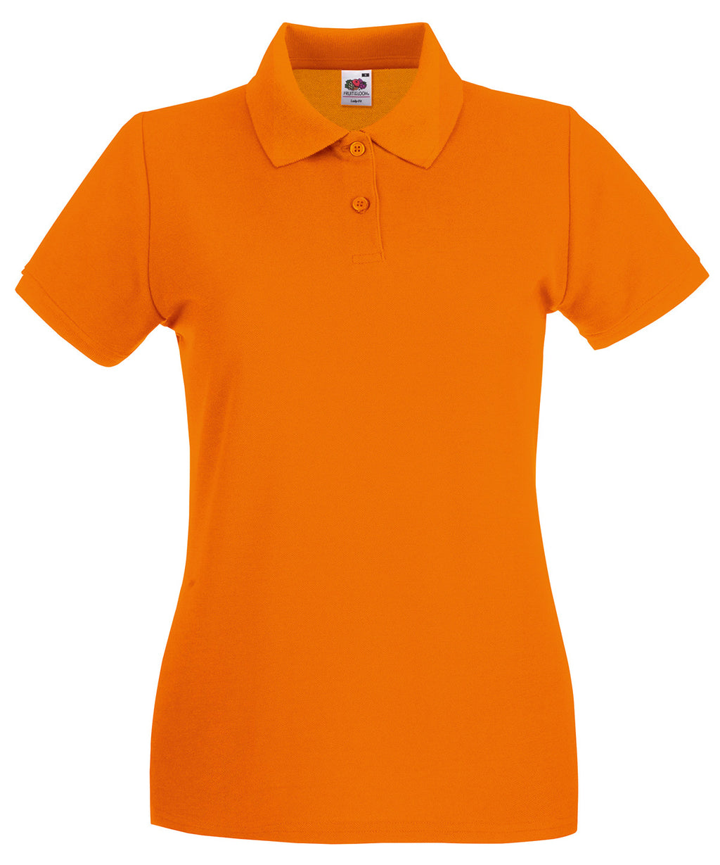 Fruit of the Loom Women's Premium Polo Shirt – Custom Embroidered & Printed Polo Shirts