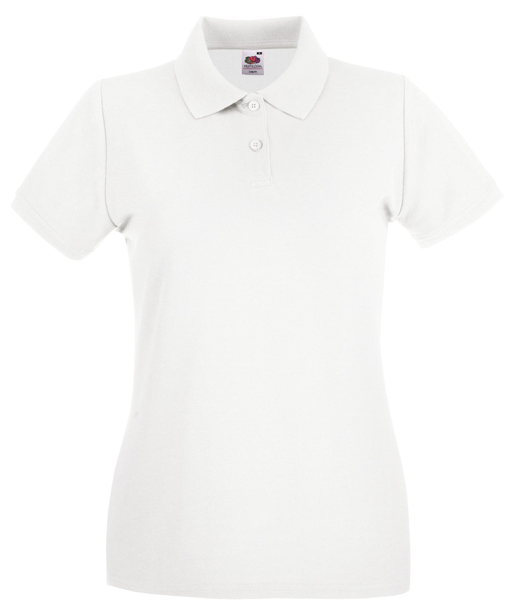 Fruit of the Loom Women's Premium Polo Shirt – Custom Embroidered & Printed Polo Shirts