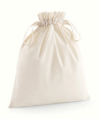 Westford Mill Organic Cotton Drawcord Bag – Custom Embroidered & Printed Bags