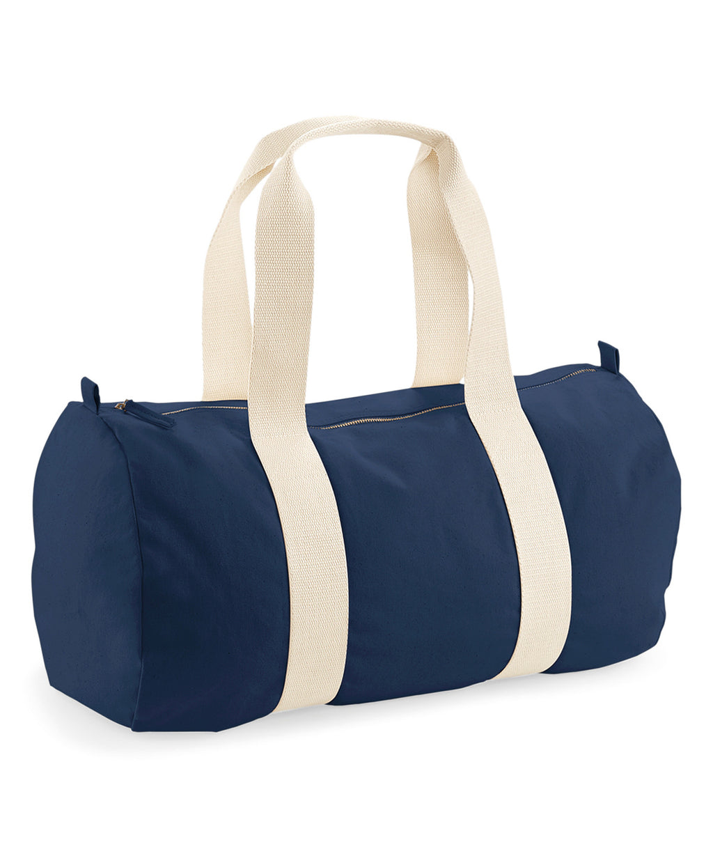 Westford Mill EarthAware® Organic Barrel Bag – Custom Embroidered & Printed Bags