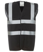 Yoko Hi-vis 2-band-and-braces Waistcoat (HVW100) Garment – Custom Embroidered & Printed Safety Vests