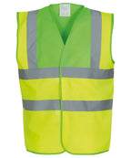 Yoko Hi-vis 2-band-and-braces Waistcoat (HVW100) Garment – Custom Embroidered & Printed Safety Vests