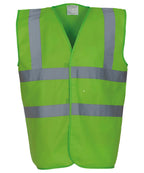 Yoko Hi-vis 2-band-and-braces Waistcoat (HVW100) Garment – Custom Embroidered & Printed Safety Vests