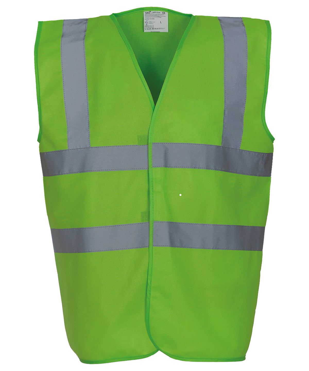 Yoko Hi-vis 2-band-and-braces Waistcoat (HVW100) Garment – Custom Embroidered & Printed Safety Vests
