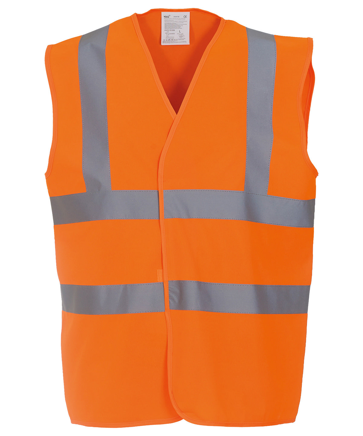 Yoko Hi-vis 2-band-and-braces Waistcoat (HVW100) Garment – Custom Embroidered & Printed Safety Vests