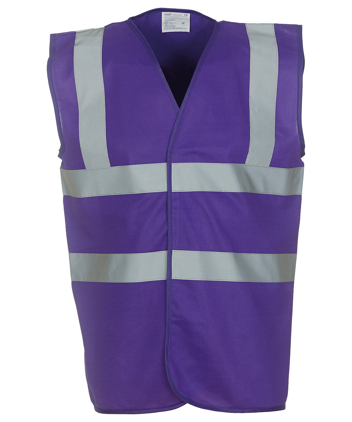 Yoko Hi-vis 2-band-and-braces Waistcoat (HVW100) Garment – Custom Embroidered & Printed Safety Vests