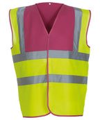 Yoko Hi-vis 2-band-and-braces Waistcoat (HVW100) Garment – Custom Embroidered & Printed Safety Vests