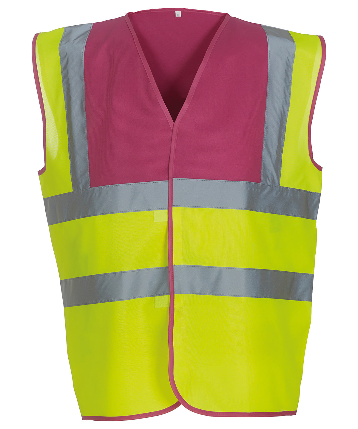 Yoko Hi-vis 2-band-and-braces Waistcoat (HVW100) Garment – Custom Embroidered & Printed Safety Vests
