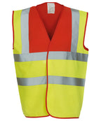 Yoko Hi-vis 2-band-and-braces Waistcoat (HVW100) Garment – Custom Embroidered & Printed Safety Vests