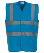 Yoko Hi-vis 2-band-and-braces Waistcoat (HVW100) Garment – Custom Embroidered & Printed Safety Vests