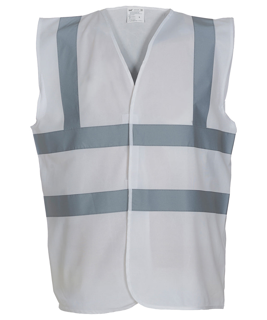 Yoko Hi-vis 2-band-and-braces Waistcoat (HVW100) Garment – Custom Embroidered & Printed Safety Vests