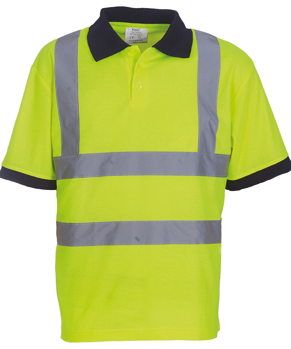 Yoko Hi-vis Short Sleeve Polo (HVJ210) – Custom Embroidered & Printed Polo Shirts
