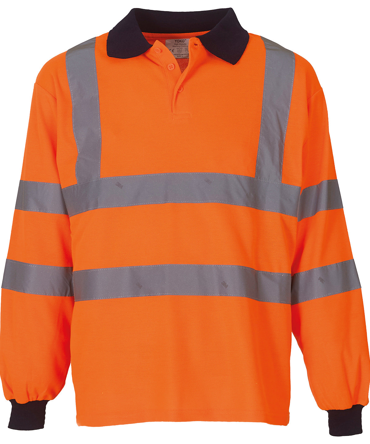 Yoko Hi-vis Long Sleeve Polo (HVJ310) – Custom Embroidered & Printed Polo Shirts