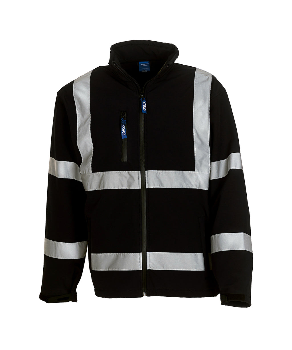 Yoko Hi-vis Softshell Jacket (HVK09) – Custom Embroidered & Printed Softshell Jackets