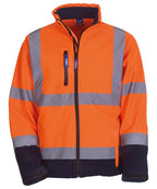 Yoko Hi-vis Softshell Jacket (HVK09) – Custom Embroidered & Printed Softshell Jackets