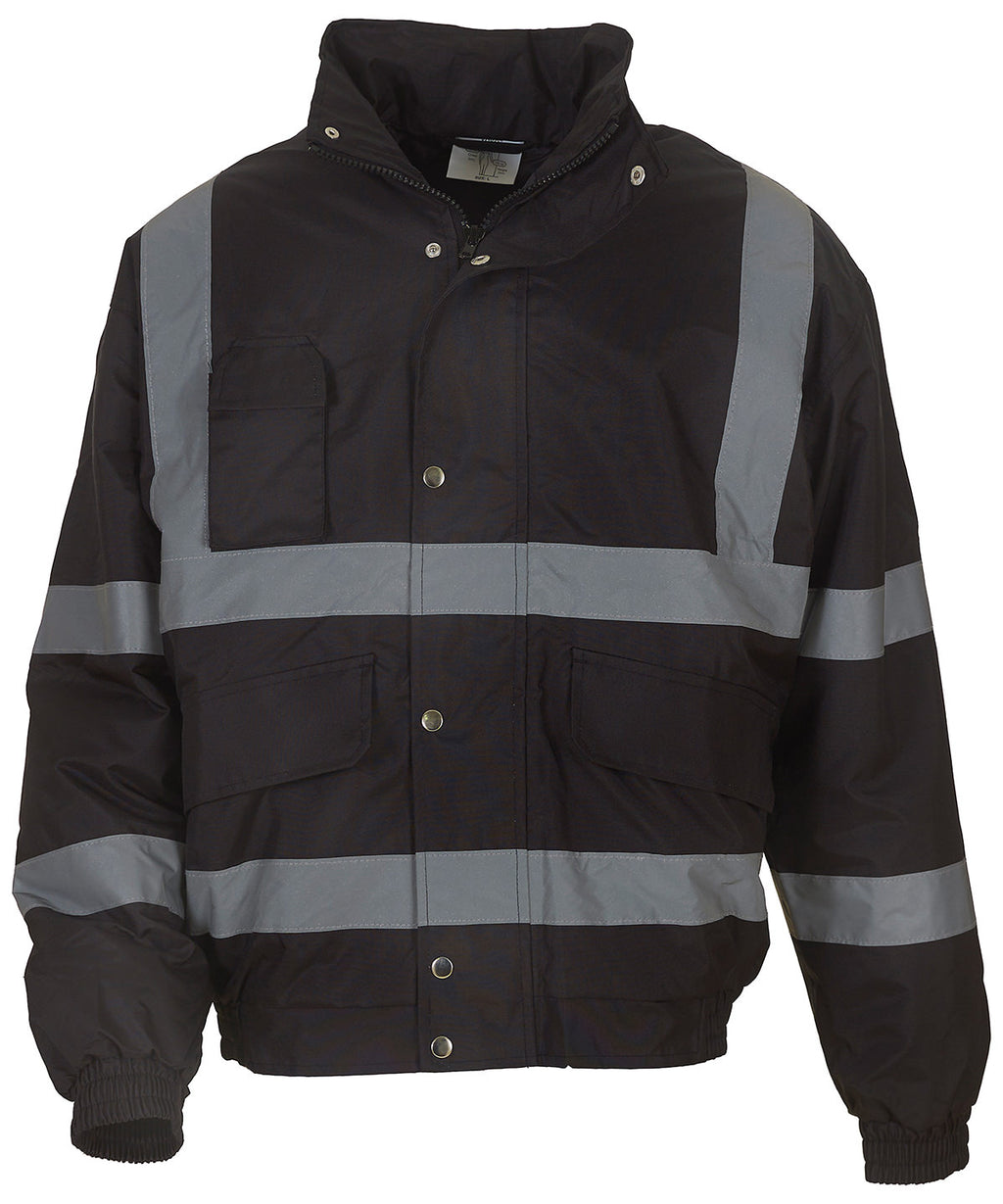 Yoko Hi-vis Classic Bomber Jacket (HVP211) – Custom Embroidered & Printed Jackets