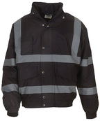 Yoko Hi-vis Classic Bomber Jacket (HVP211) – Custom Embroidered & Printed Jackets