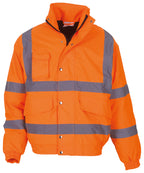 Yoko Hi-vis Classic Bomber Jacket (HVP211) – Custom Embroidered & Printed Jackets