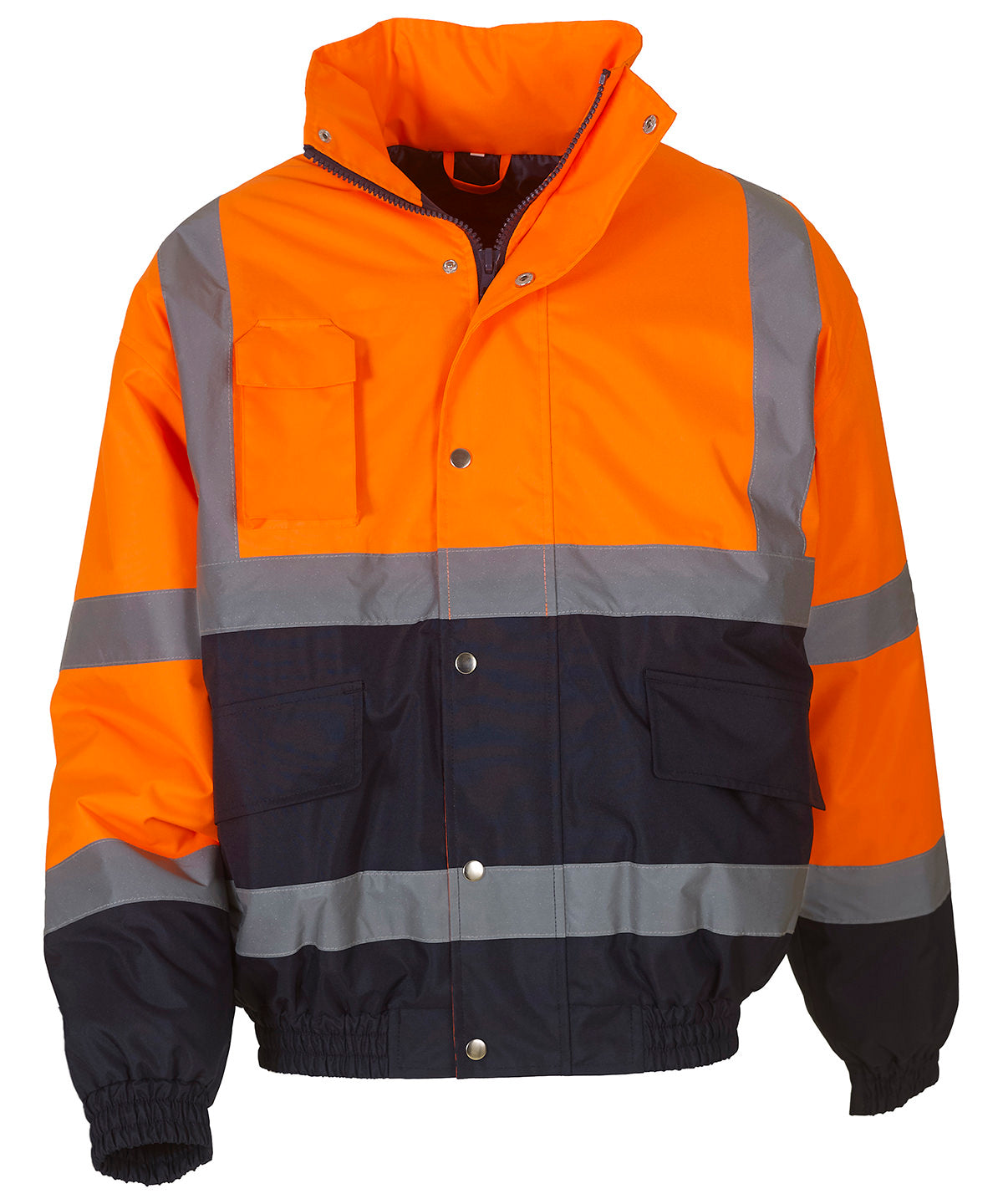Yoko Hi-vis Two-tone Bomber Jacket (HVP218) – Custom Embroidered & Printed Jackets