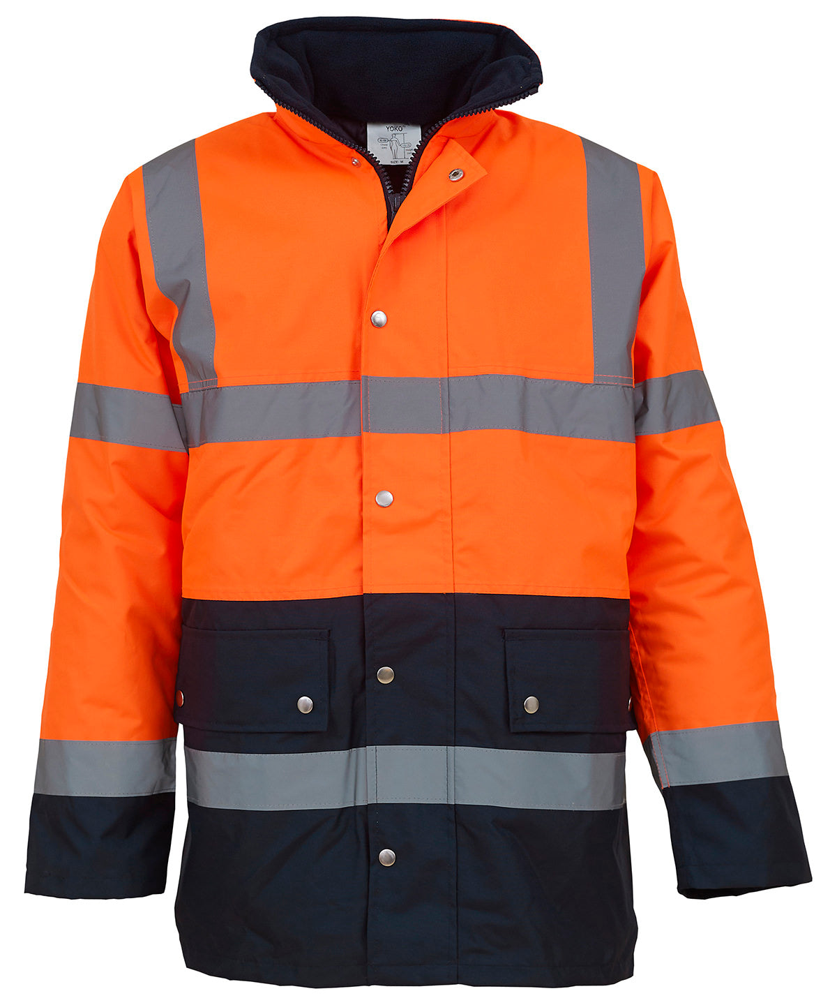 Yoko Hi-vis Two-tone Motorway Jacket (HVP302) – Custom Embroidered & Printed Jackets