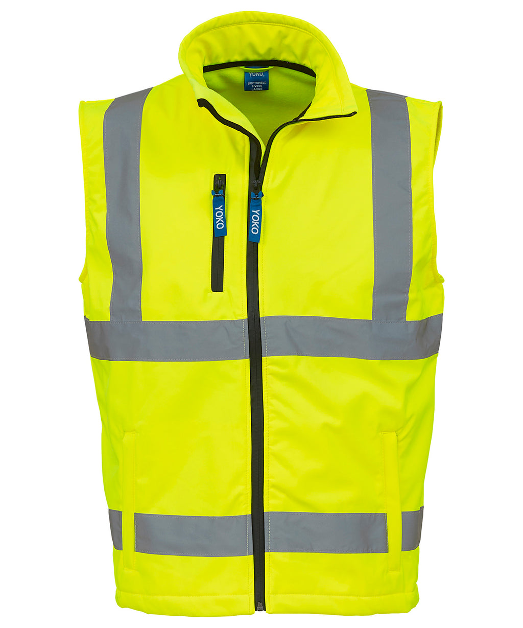 Yoko Hi-vis Softshell Gilet (HV006) – Custom Embroidered & Printed Gilets