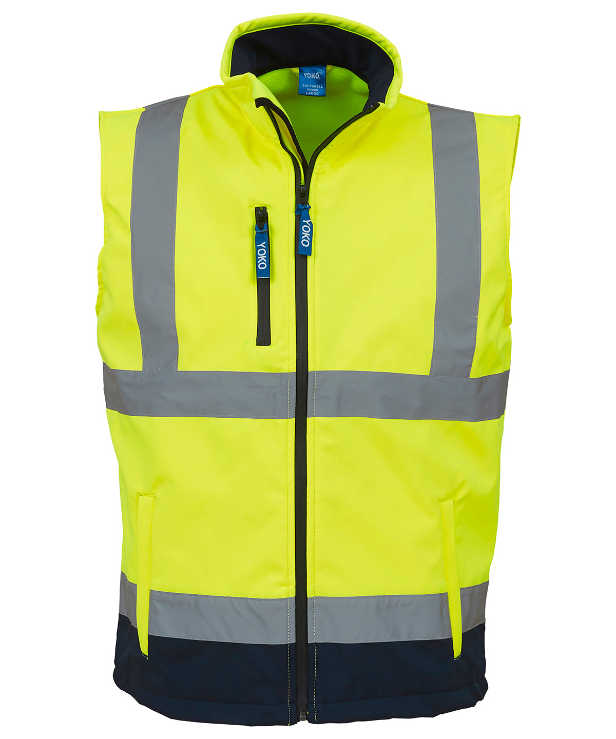 Yoko Hi-vis Softshell Gilet (HV006) – Custom Embroidered & Printed Gilets