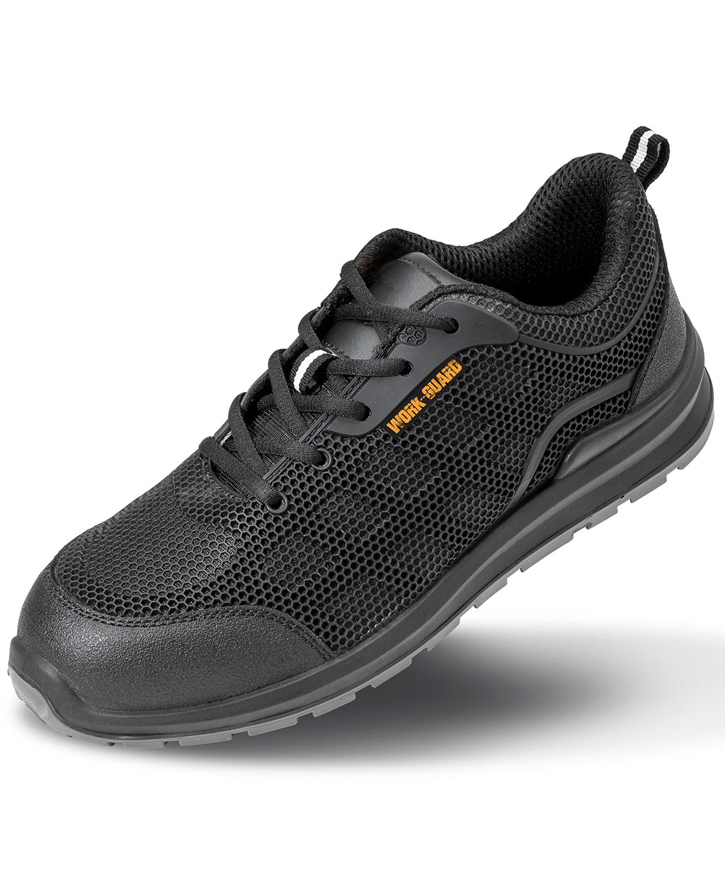 Result Workguard All-black Safety Trainer Garment – Custom Embroidered & Printed Trainers