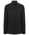 Henbury Women's Modern Long Sleeve Oxford Shirt – Custom Embroidered & Printed Shirts