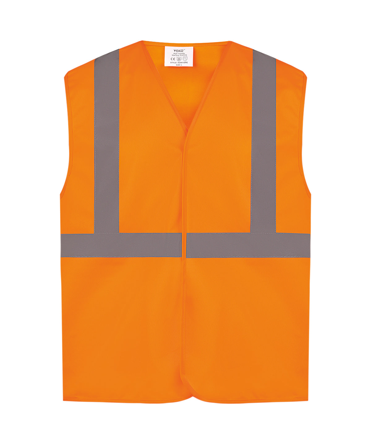 Yoko Hi-vis Railway Waistcoat Class 2 (HVW118PE) Garment – Custom Embroidered & Printed Safety Vests